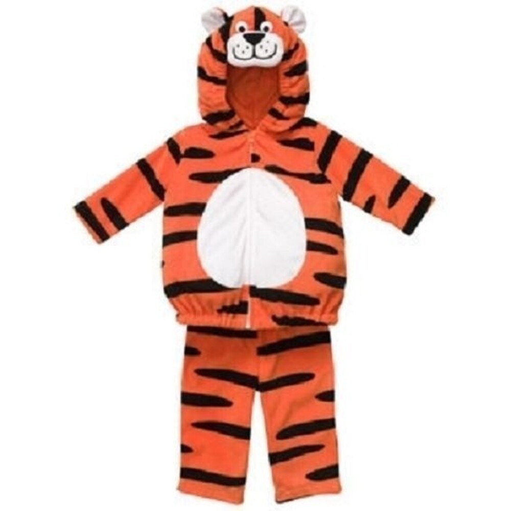 Carters 2pc Fleece Tiger King of Jungle Costume Dress up Halloween 6-9 M New